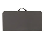 Tavolo pieghevole quadrato in plastica bi-fold grigio/marrone/bianco sporco, 4 posti a sedere