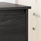 Cassettiera doppia a 6 cassetti in Rovere Invecchiato / Rovere Nordik / Rovere Grigio, 1 persona