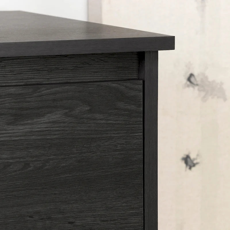 Cassettiera doppia a 6 cassetti in Rovere Invecchiato / Rovere Nordik / Rovere Grigio, 1 persona