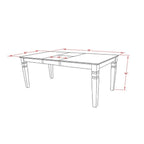 Set da pranzo rettangolare color lino con sedie con seduta in legno, opzioni da 5/7/9 pezzi