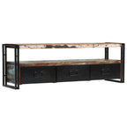Mobile TV industriale Multi & Marrone con Struttura in Ferro, 1 Pezzo