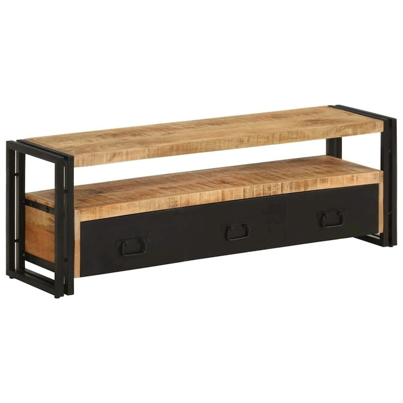 Mobile TV industriale Multi & Marrone con Struttura in Ferro, 1 Pezzo