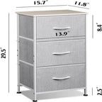 Cassettiera a 3 cassetti carbone/grigio chiaro/grigio scuro, montaggio a 1 persona
