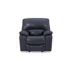 Poltrona reclinabile Ocean Blue Power Rocker, pelle e similpelle, monoposto
