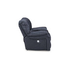 Poltrona reclinabile Ocean Blue Power Rocker, pelle e similpelle, monoposto