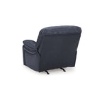 Poltrona reclinabile Ocean Blue Power Rocker, pelle e similpelle, monoposto