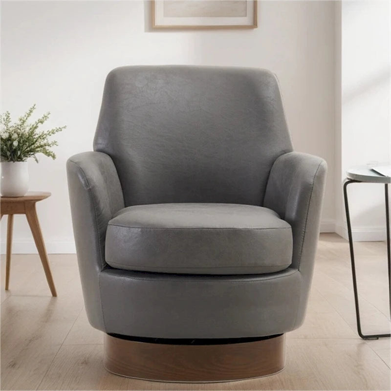 Poltrona Girevole Accent – Poliestere / PU, Seduta Singola, Colori Multipli