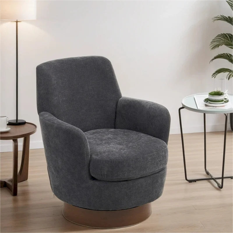 Poltrona Girevole Accent – Poliestere / PU, Seduta Singola, Colori Multipli