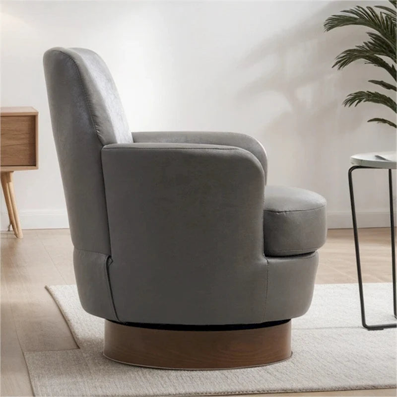 Poltrona Girevole Accent – Poliestere / PU, Seduta Singola, Colori Multipli