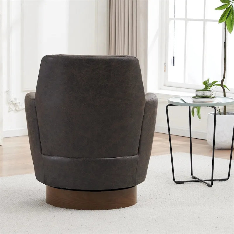 Poltrona Girevole Accent – Poliestere / PU, Seduta Singola, Colori Multipli
