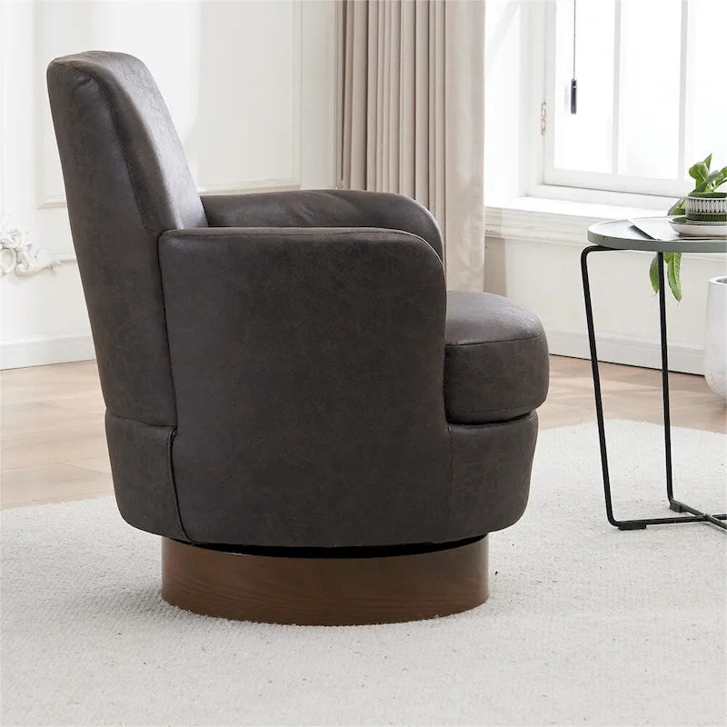 Poltrona Girevole Accent – Poliestere / PU, Seduta Singola, Colori Multipli