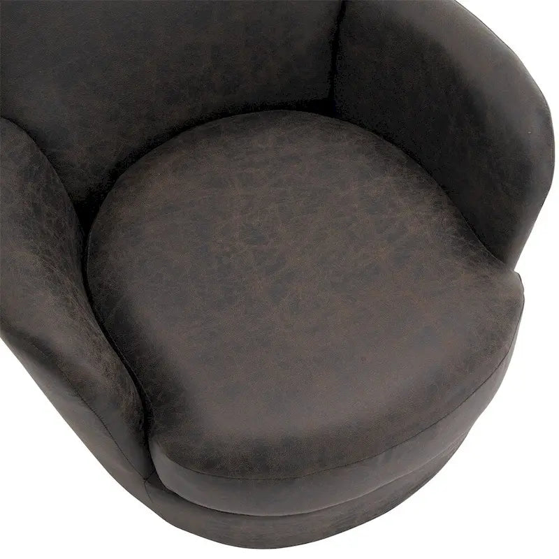 Poltrona Girevole Accent – Poliestere / PU, Seduta Singola, Colori Multipli