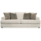 Divano a 3 posti in ciniglia beige / nero / grigio, 244 cm