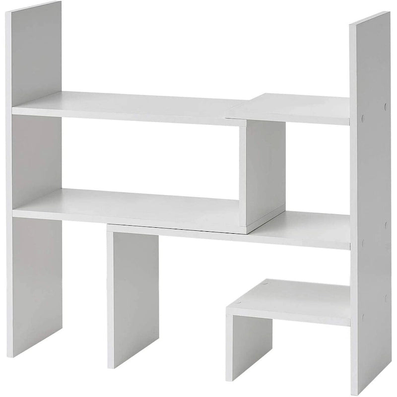 Scaffale da Scrivania Regolabile Bianco – Utente Singolo