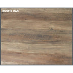 Scrivania a L in rovere rustico, monoposto