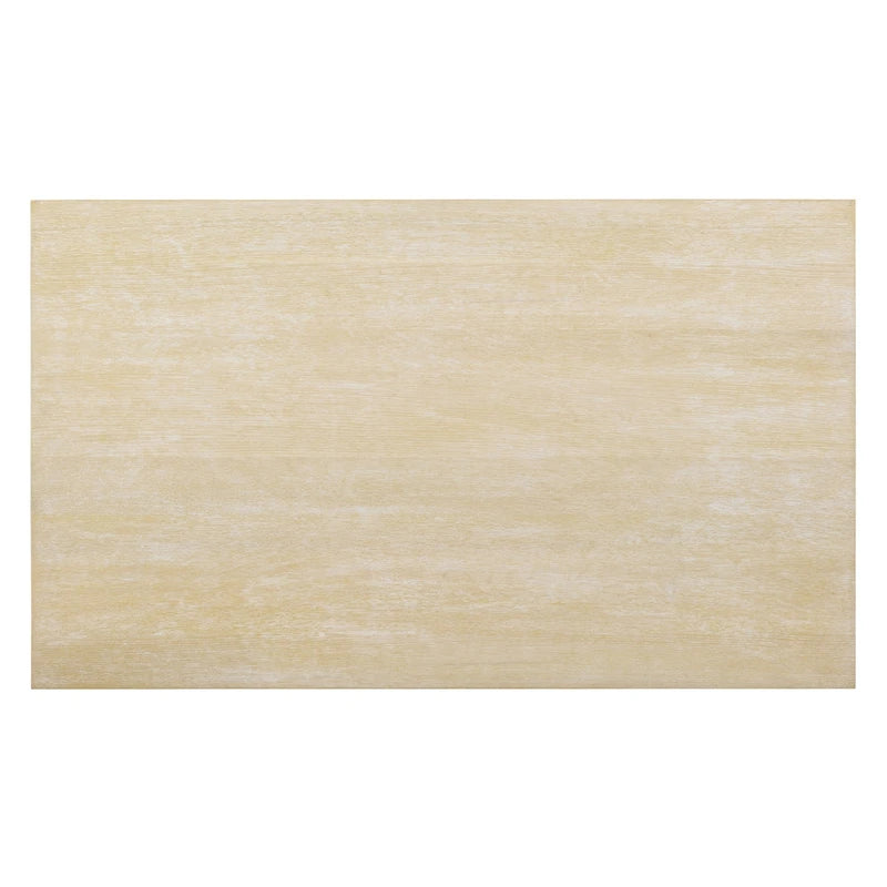 Tavolo da pranzo con gambe tornite e 6 sedie capitonné, 6 posti – Marrone / Beige / Marrone beige