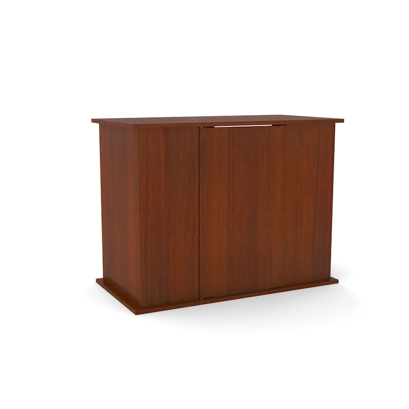 Supporto per acquario con finitura in legno color ciliegio, vasca singola, 50/65 galloni