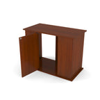 Supporto per acquario con finitura in legno color ciliegio, vasca singola, 50/65 galloni